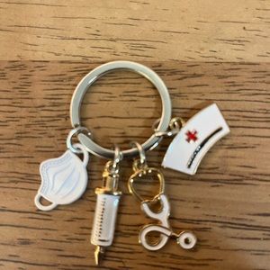 Nurse Charms Keyring